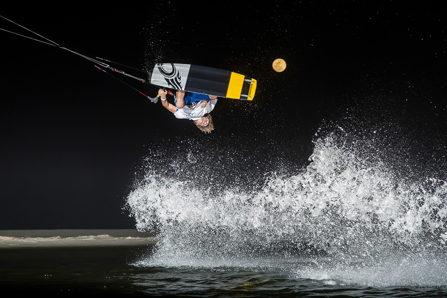 Big studio lights meet action sports