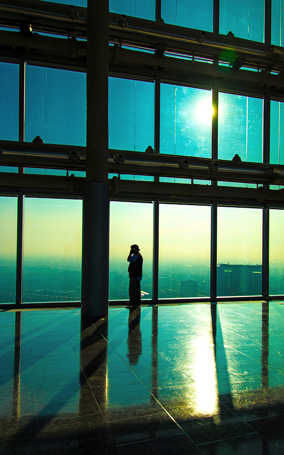 Loneliness at top of city