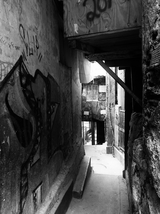 Walls of Favela Santa Marta