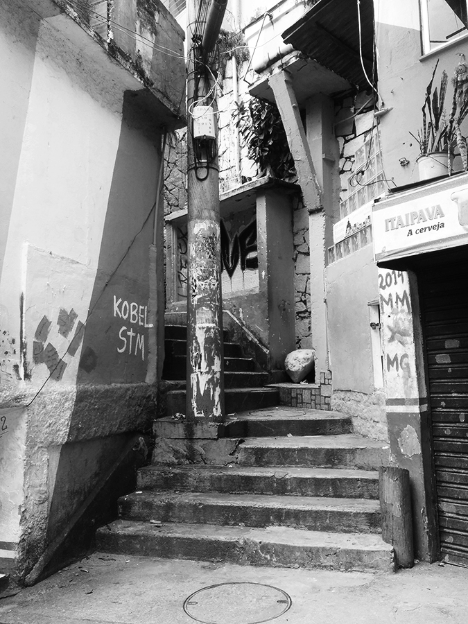 Walls of Favela Santa Marta