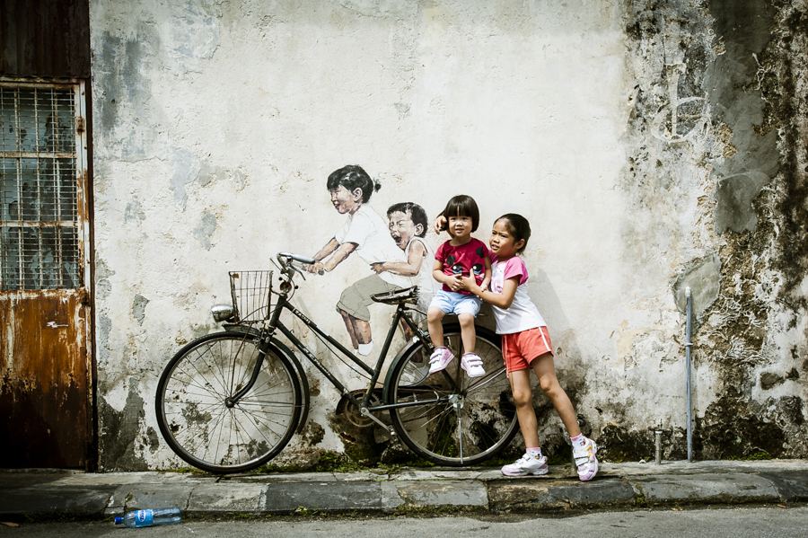 Children on a Bicycle