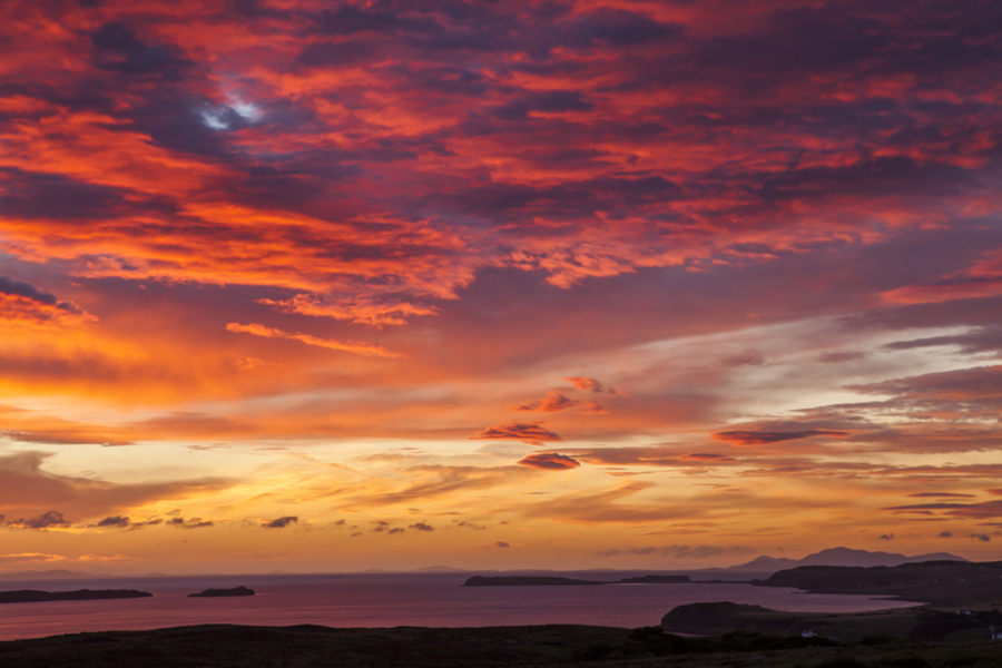 FLAMING SUNSET