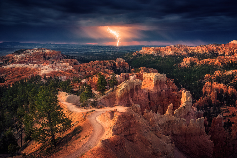 Lightning Over Bryce Canyon