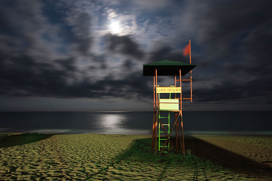 Night beach