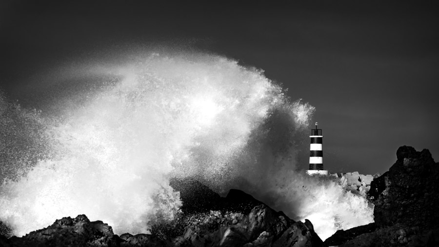 Winter seaside
