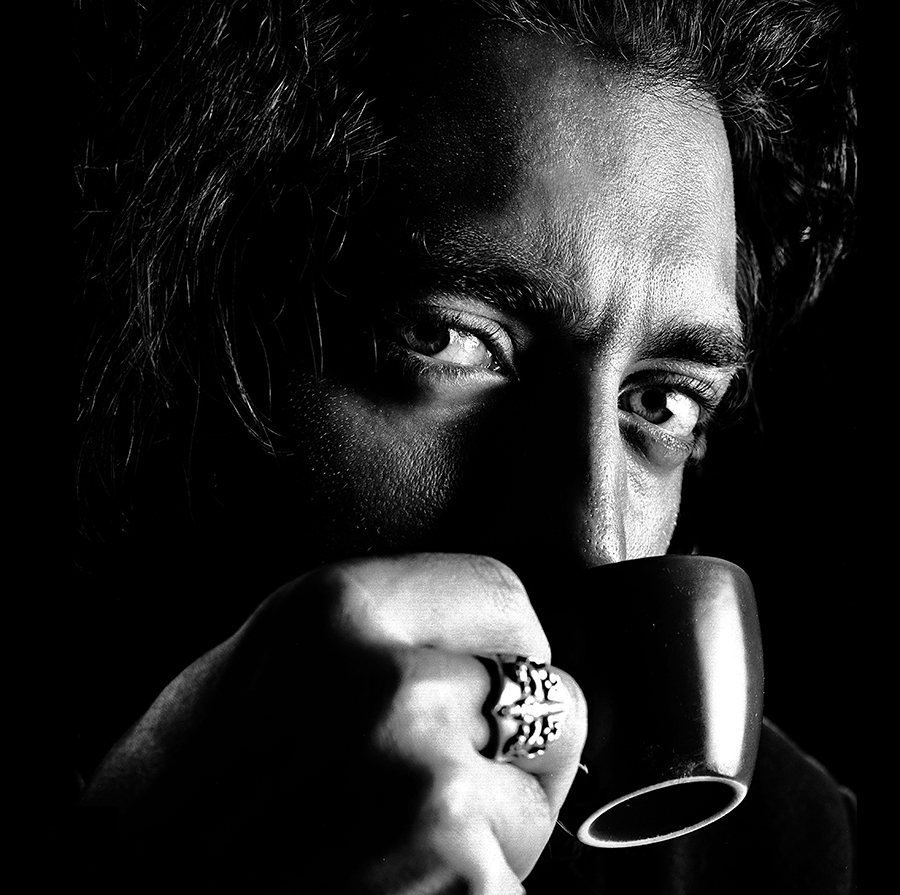 Portrait of him.