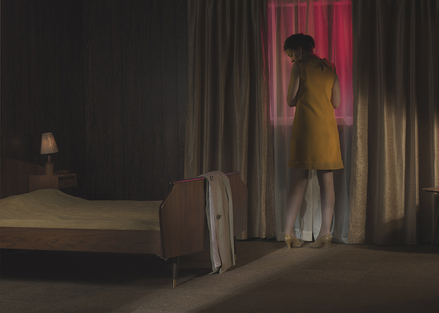 Behind the curtains