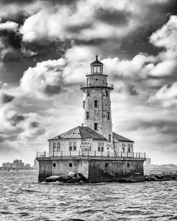 A weathered old light