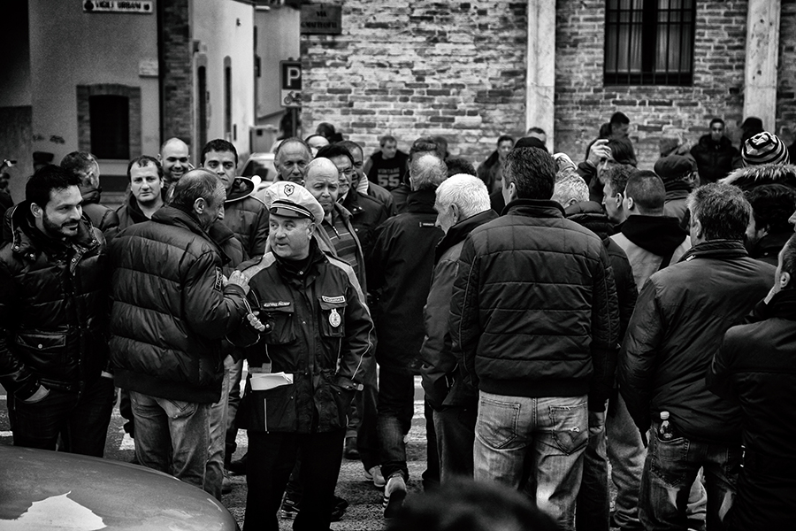 Vongolari in protesta