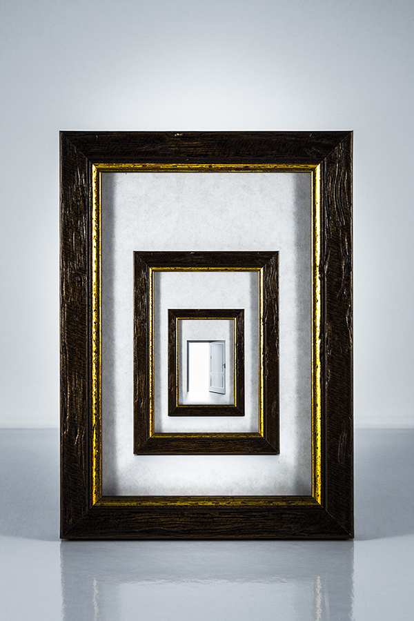 Inside a frame