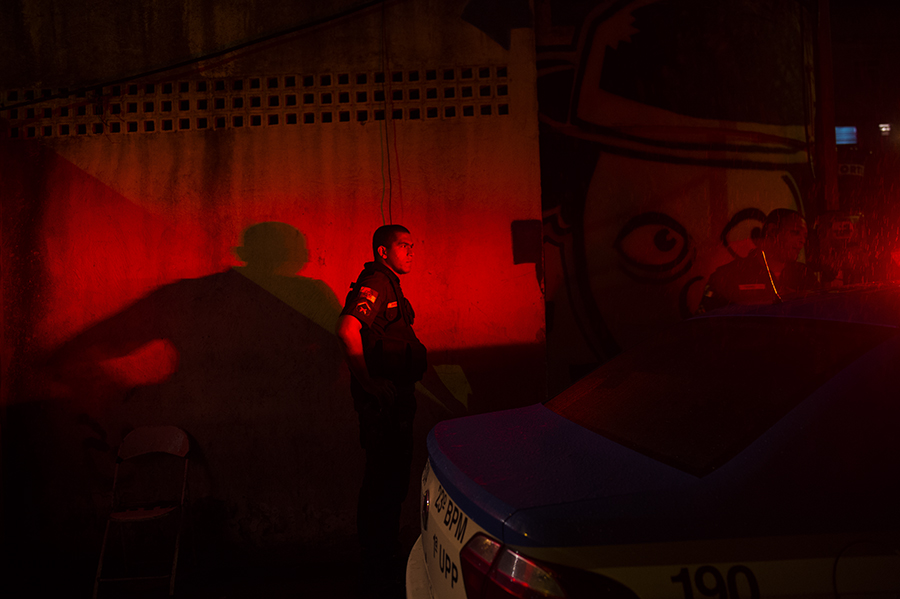 Darkness versus hope in Brazil's favelas