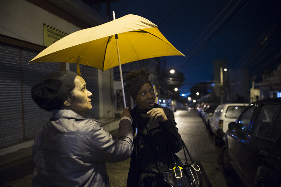 Darkness versus hope in Brazil's favelas