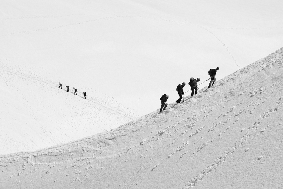 on the height