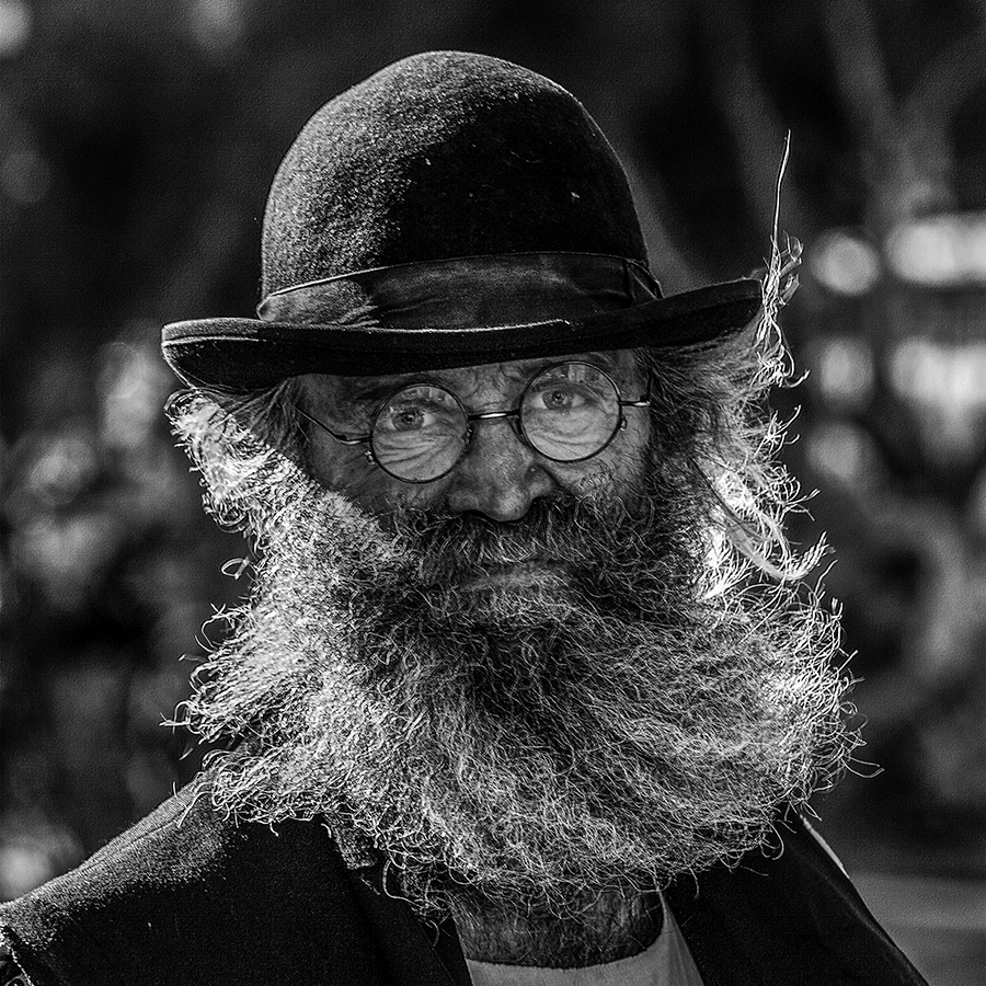 Bearded Man in a Bowler