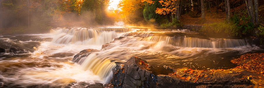 Autumn Bliss At Bond Falls