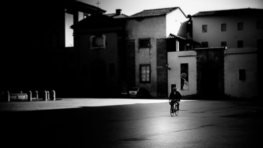 Surreal Moment in Toscana city