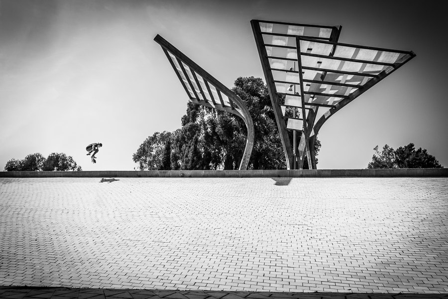 skateboarding meets architecture