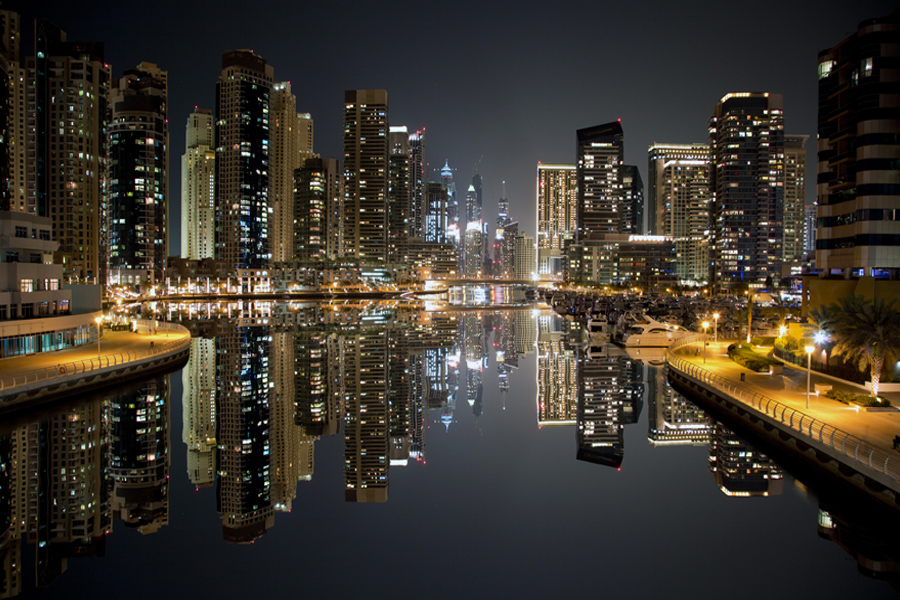 Calm marina