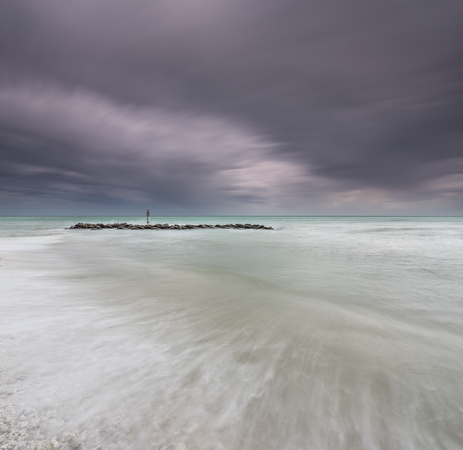 When the sky and sea are talking