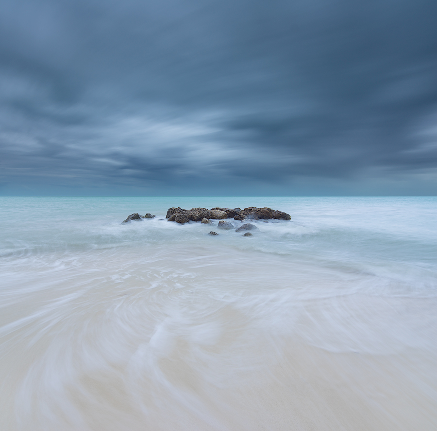 When the sky and sea are talking