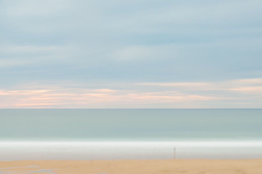 A painting of the sea