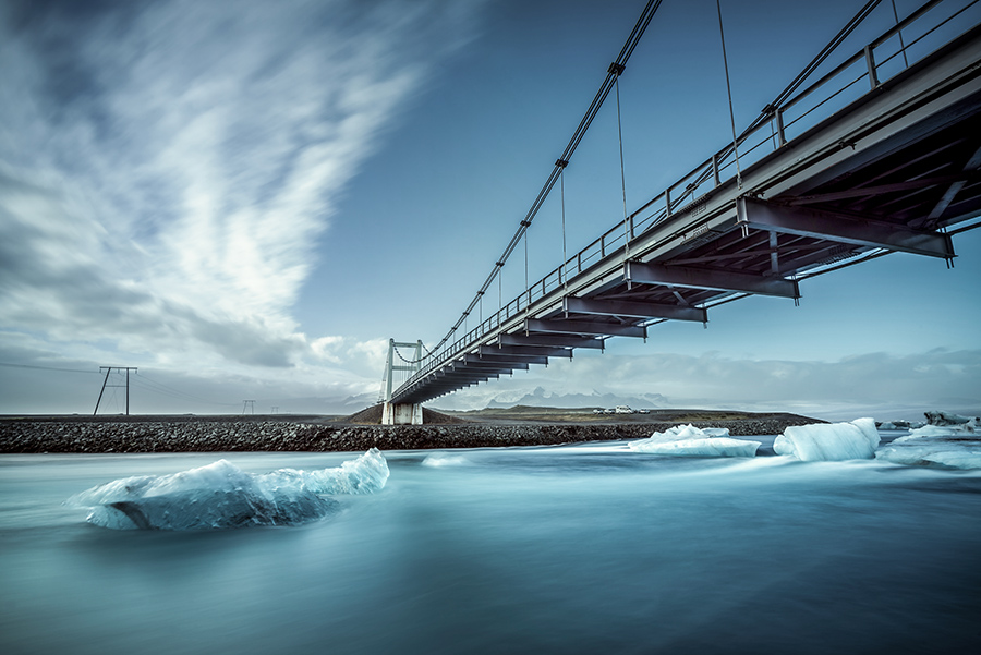 Ice river
