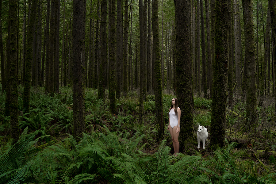 Woman + Wolf