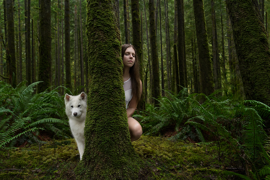 Woman + Wolf
