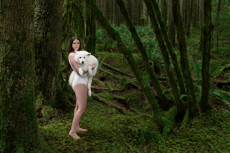 Woman + Wolf