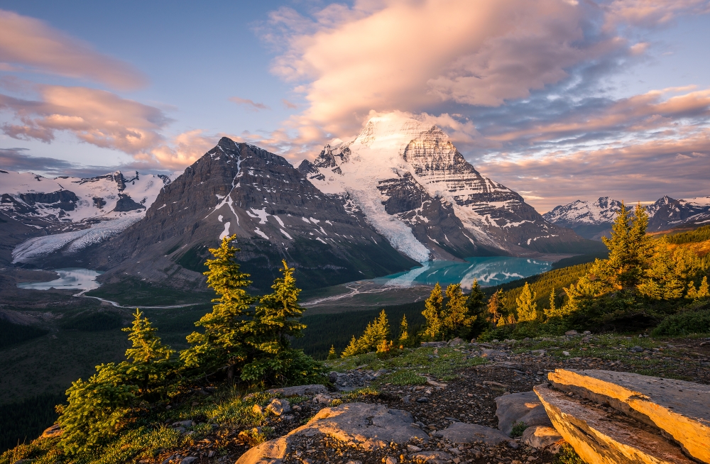 Sunrise at Mount Robson