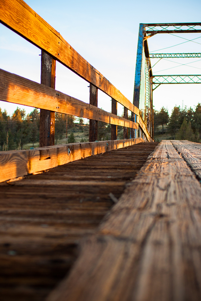 The Old Bridge Under the Mountain