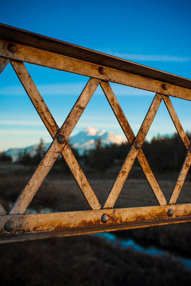 The Old Bridge Under the Mountain