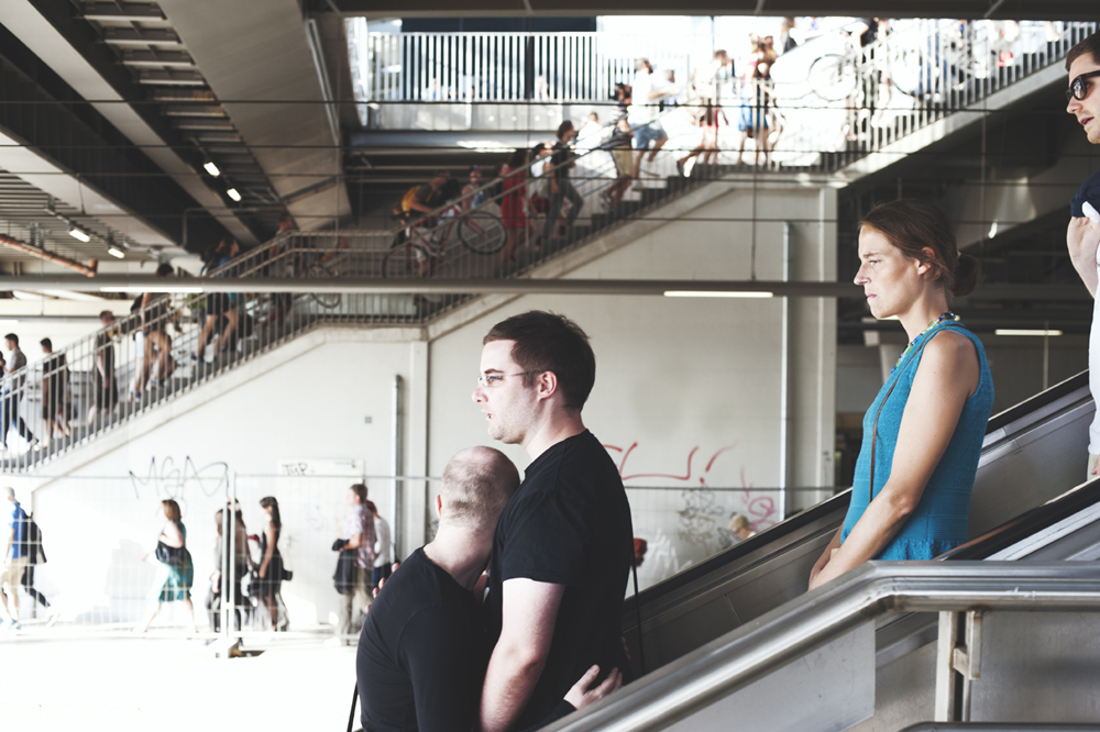 Subway passengers