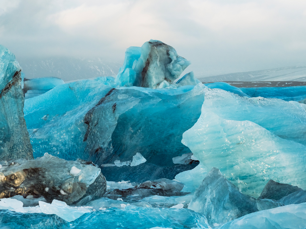 The glacier Lagoon