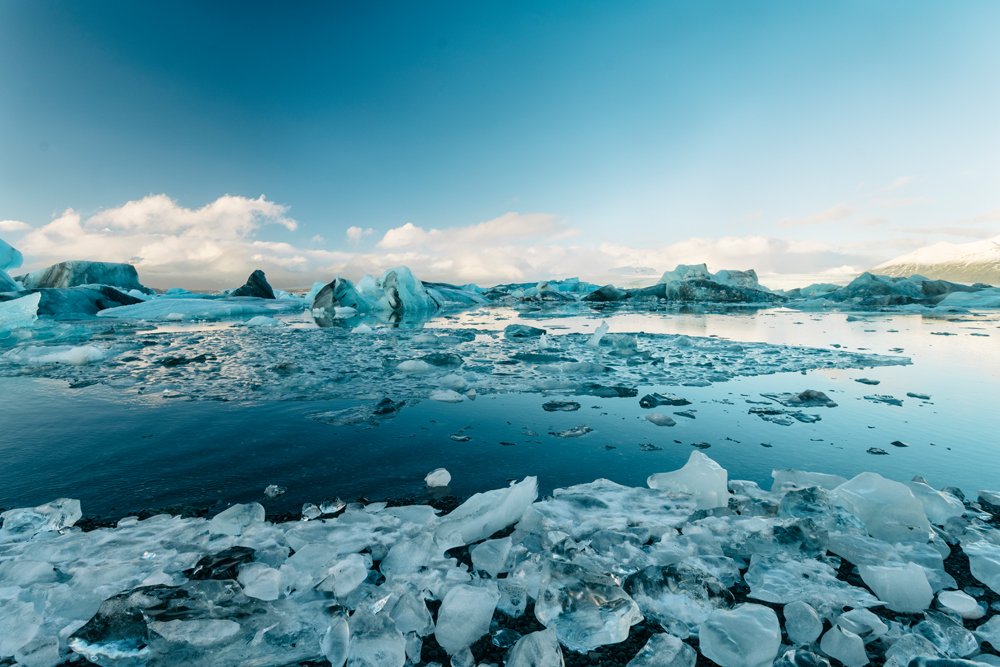 The glacier Lagoon