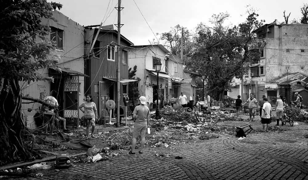 Hato: destruction and a strange silence
