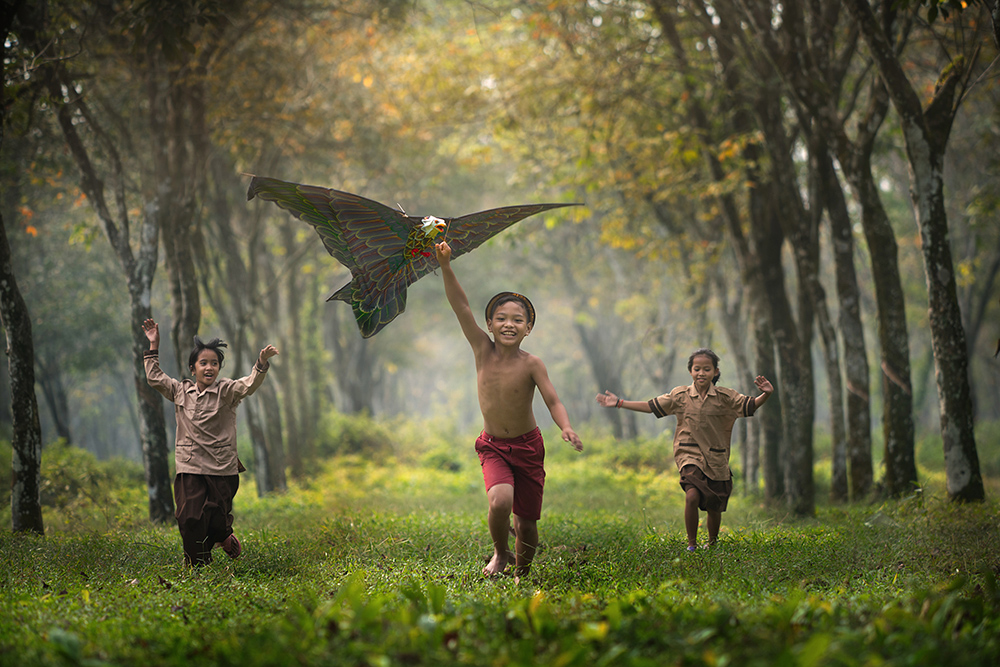 No Electronic pollution childhood