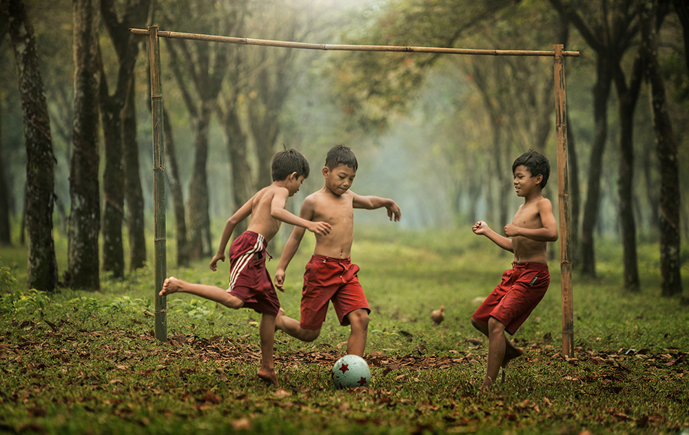 No Electronic pollution childhood