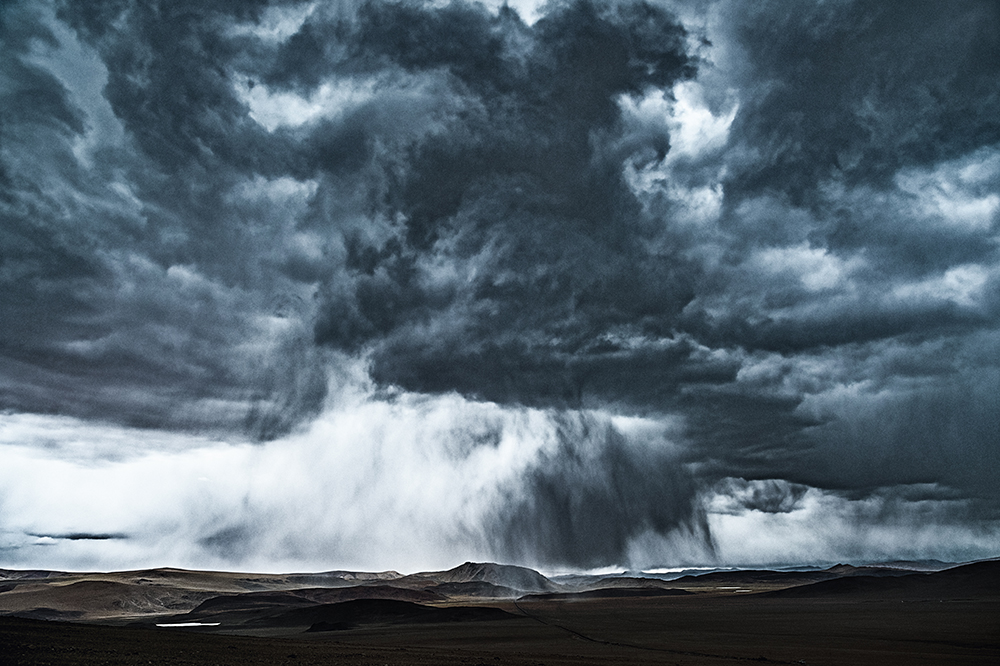 Rain Clouds Pressing Against the Horizon