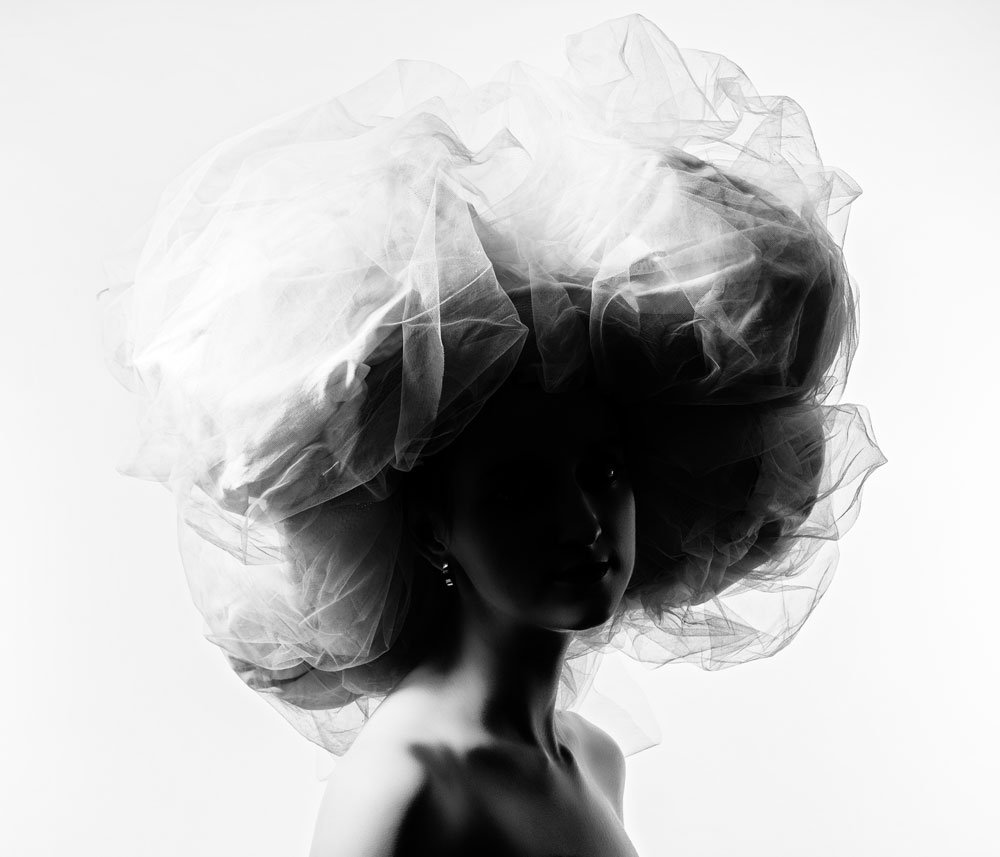 Large white hat
