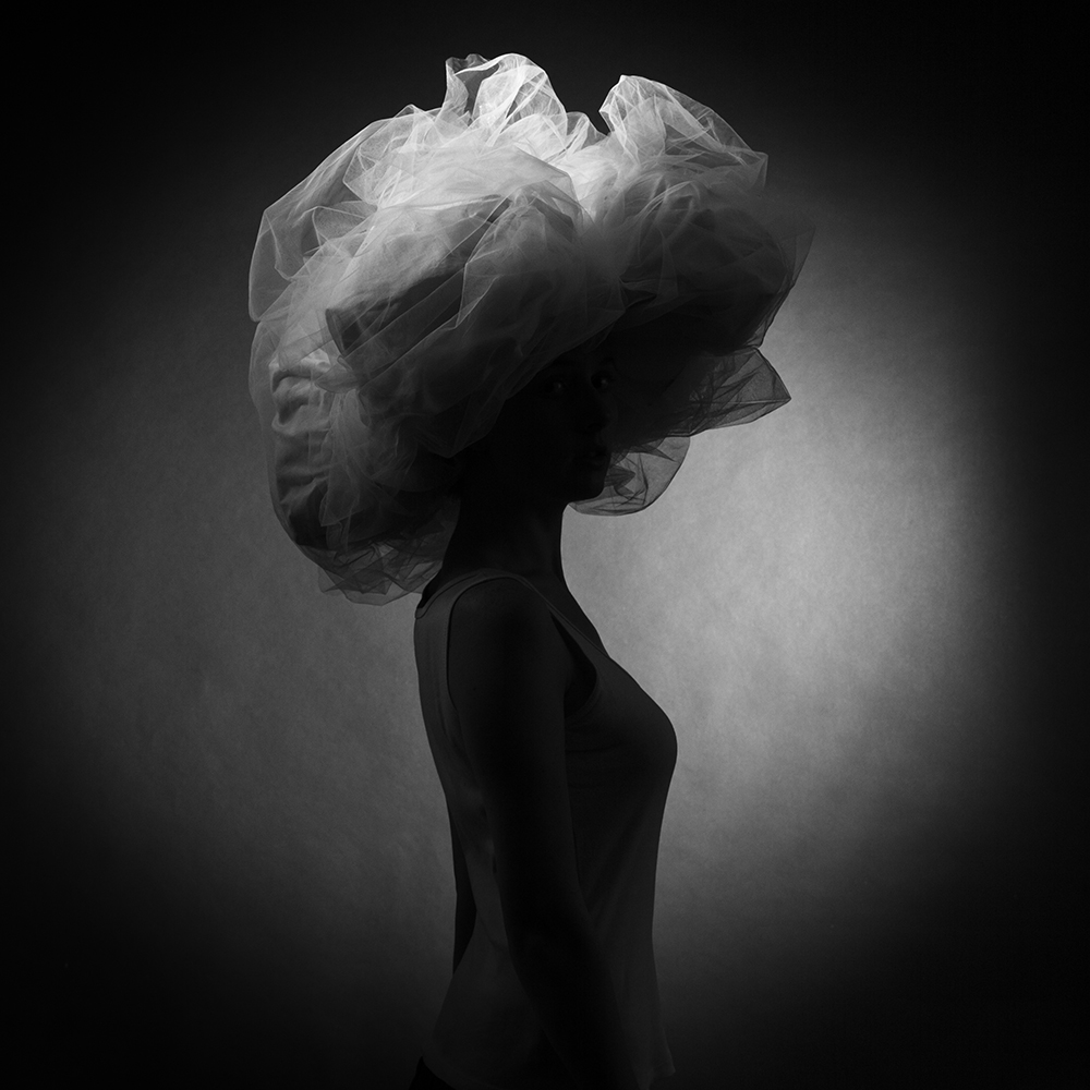 Large white hat
