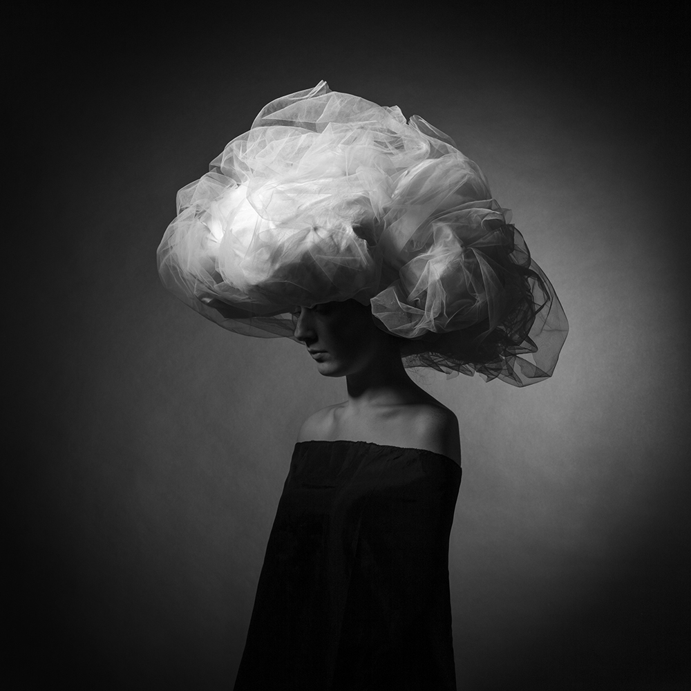 Large white hat