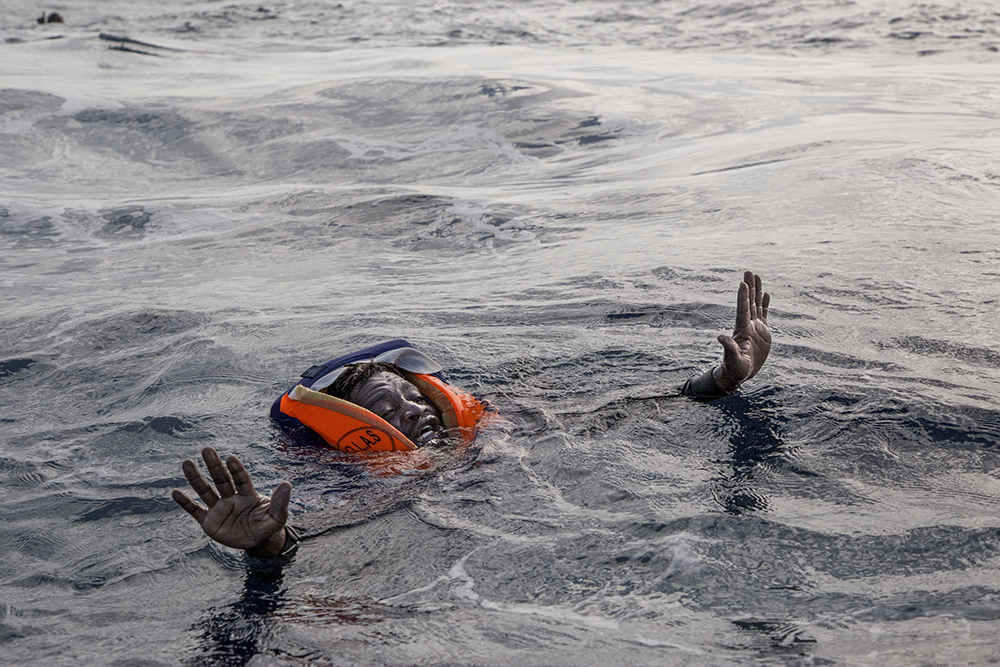 The drowning man