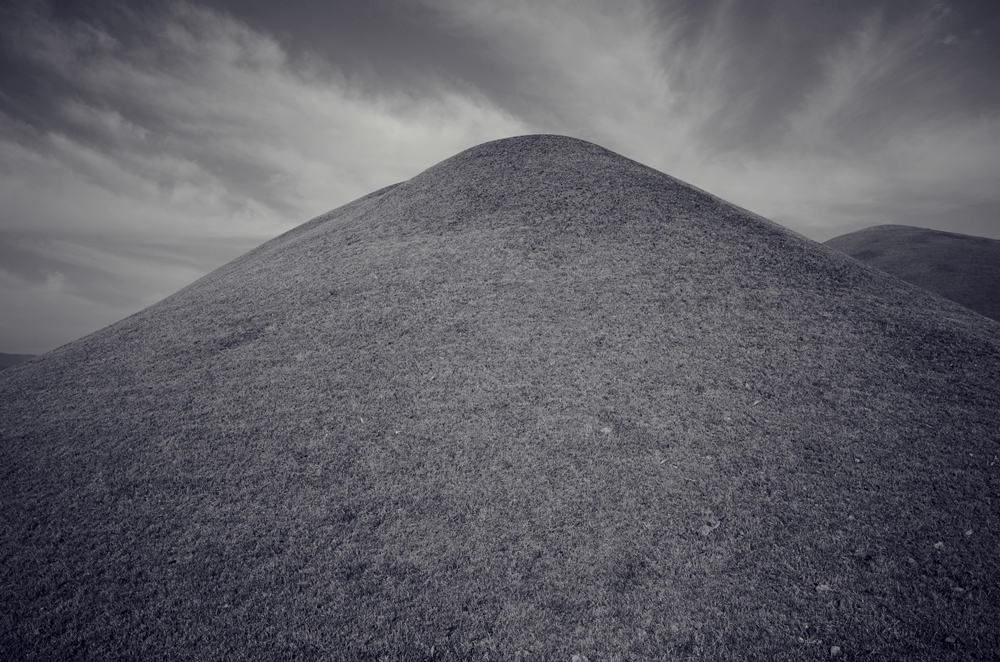 Scenery with ancient tombs