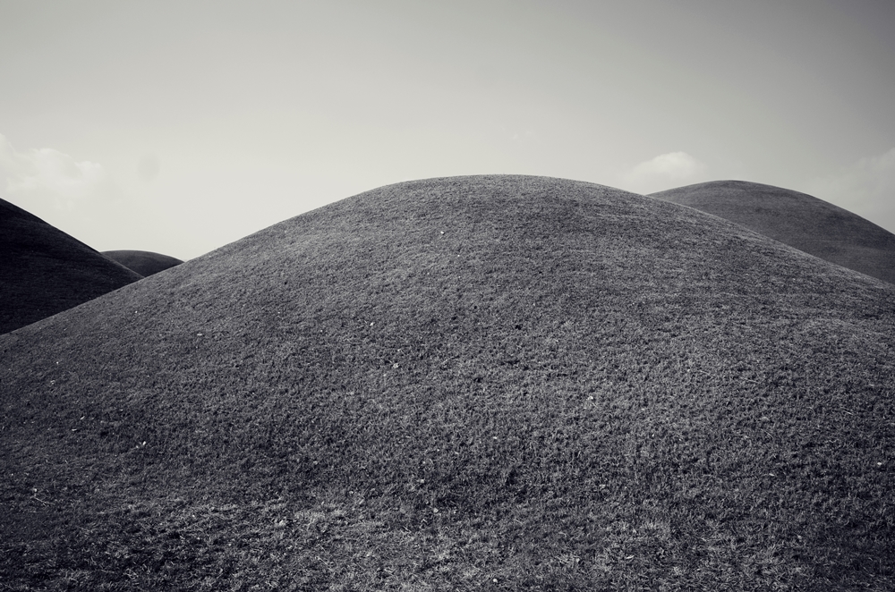 Scenery with ancient tombs