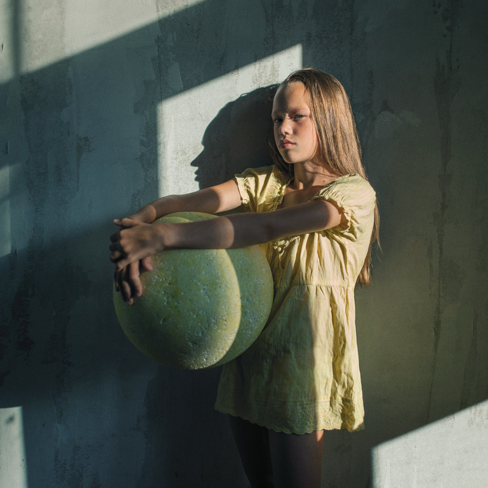 Portraits of young women.