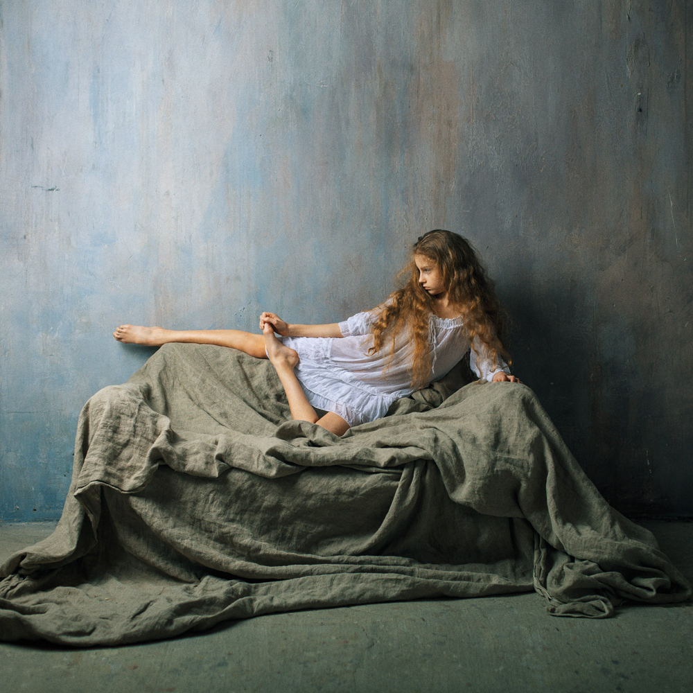 Portraits of young women.