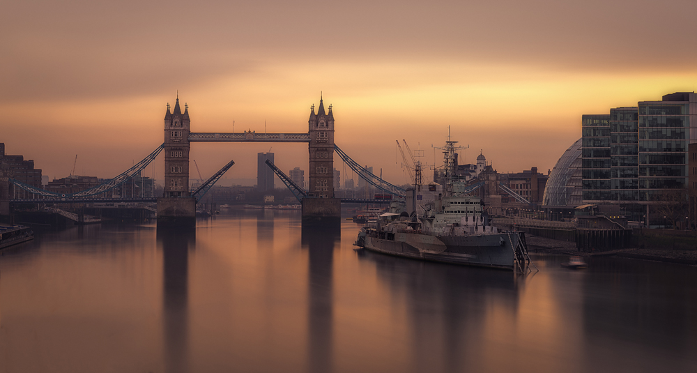 Tower Bridge open