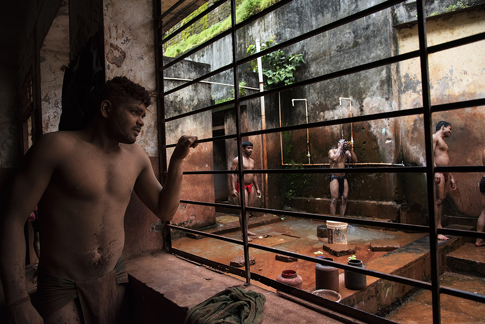 Wrestlers' Home,'Kushti Akhada', in Hindi. 