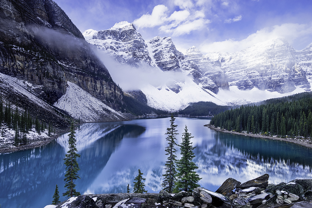 View of Lake Moraine
